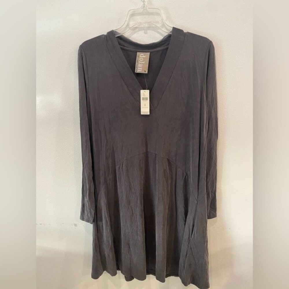 Anthropologie Dolan Left Coast Collection V-Neck Long Sleeve Dress size M